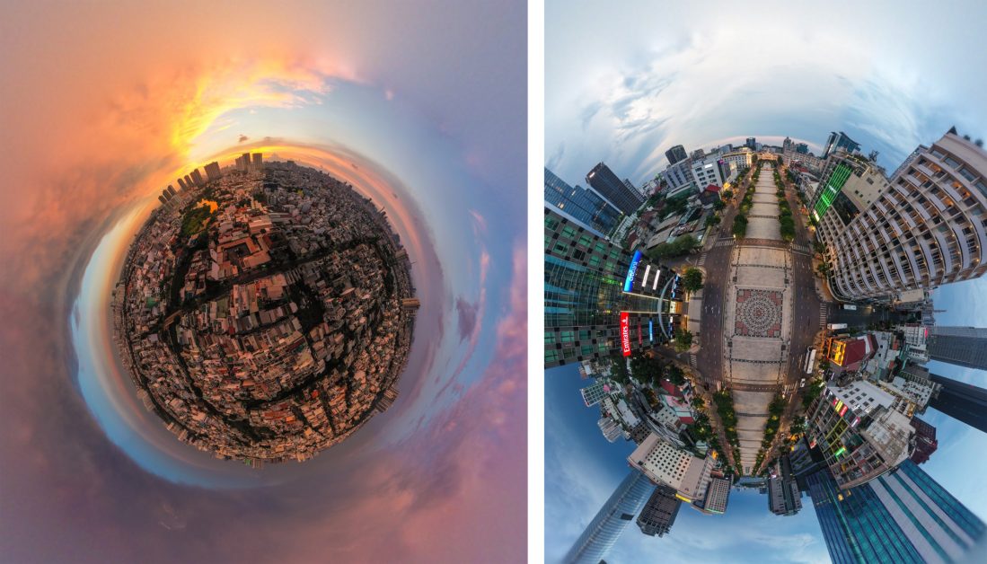 Chụp Pano 360 cảnh thành phố. Ảnh: NAG Tuấn Nguyễn 
