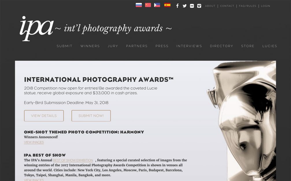 Giải thưởng Nhiếp ảnh Quốc tế (IPA)