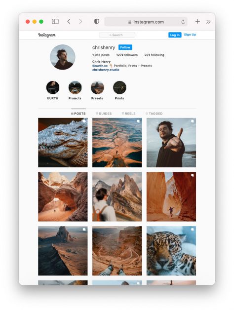 Mẹo biến Instagram thành kênh thương hiệu cá nhân cho nhiếp ảnh gia